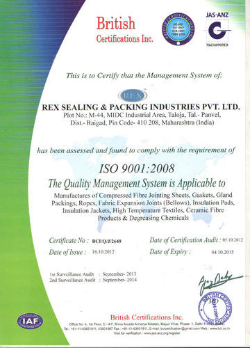 ISO 9001 & 14001 Certified Company