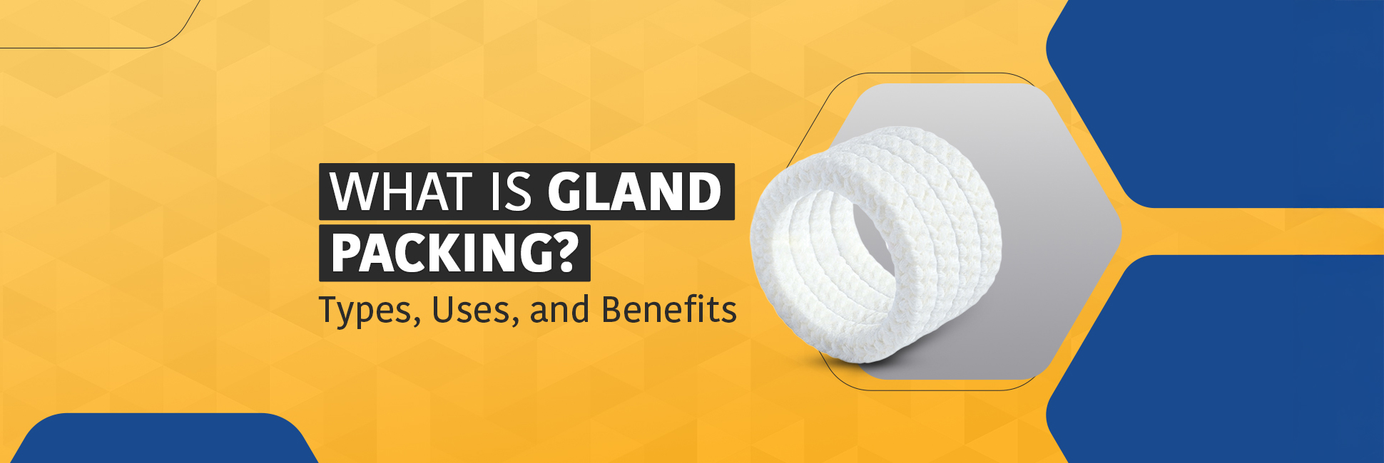 What Is Gland Packing? Types, Uses, and Benefits